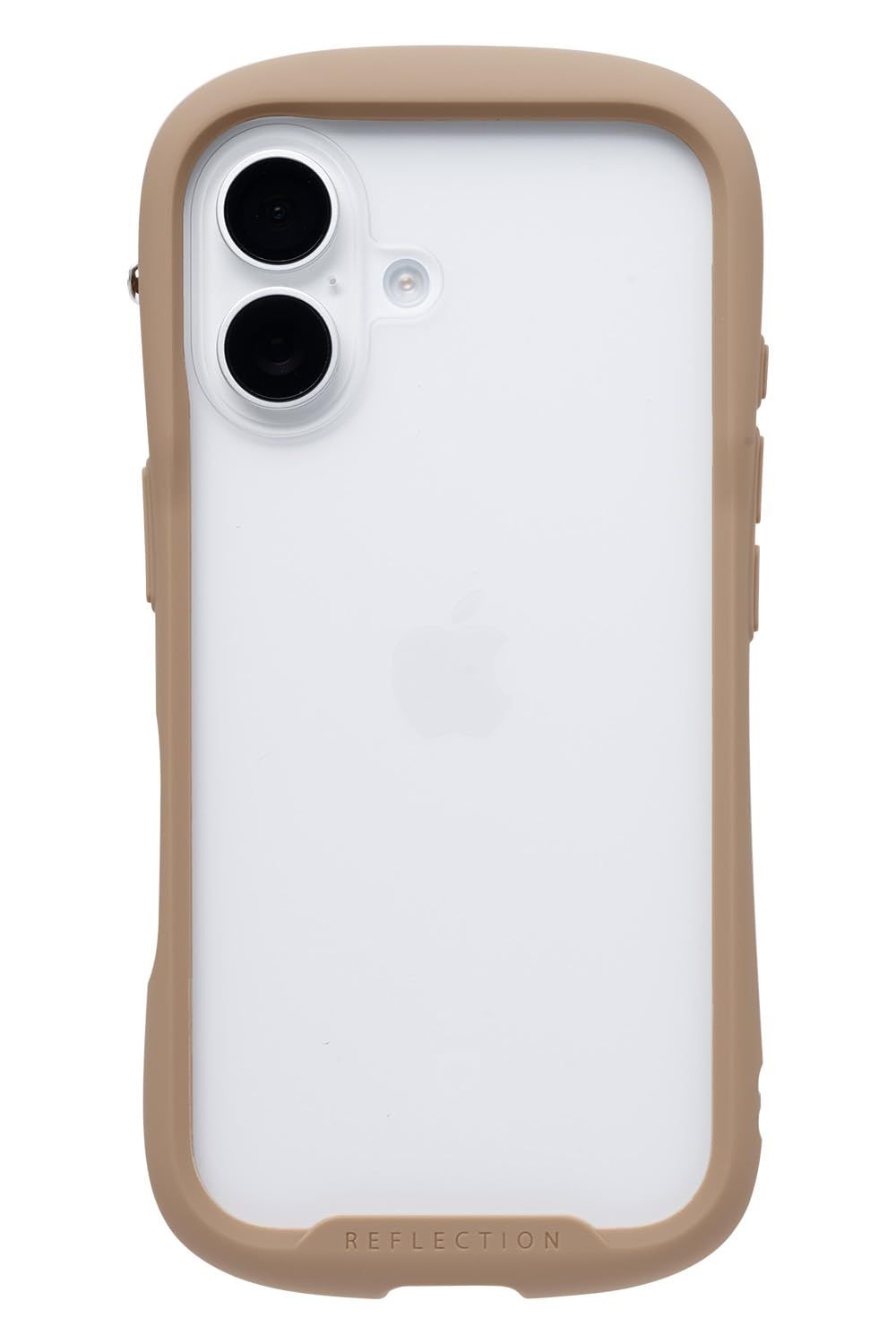 新品，セール iFace Reflection Frost iPhone 16 ケース クリア 強化ガラス(ベージュ)【指紋が目立ちにくい 黄変防止 すりガラス 半透明 曇りガラス アイフェイス アイフォン16 iphone16 用 カバ [ベージュ・iPhone16専用] ソフト・ハードケース