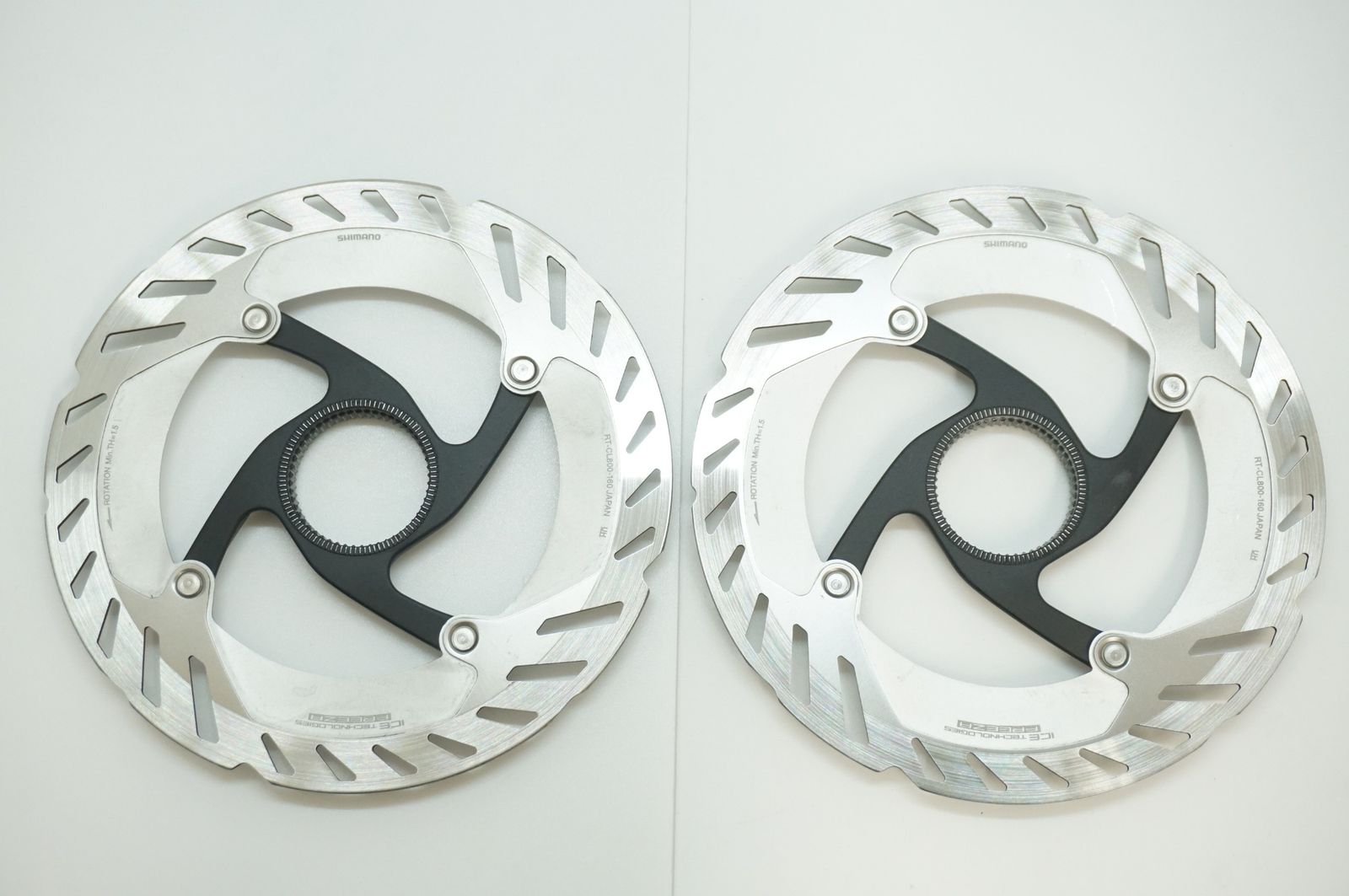 SHIMANO RT-CL800 160mm 2枚セット Amazon.com: 160mm Shimano Center Lock Rotor RT-CL800SI