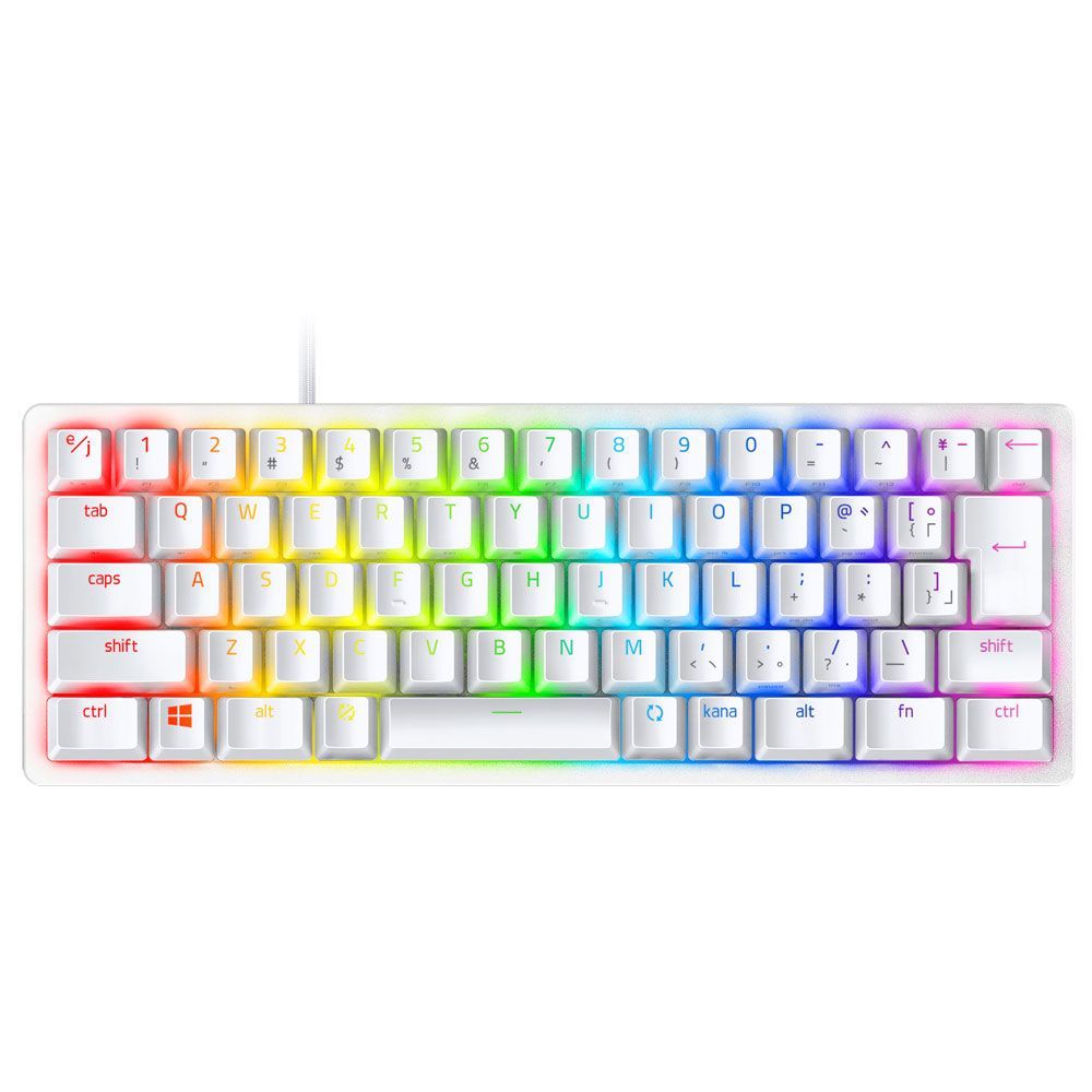 Razer Huntsman Mini JP Mercury White - Linear Optical Switch / RZ03-03391100-R3J1