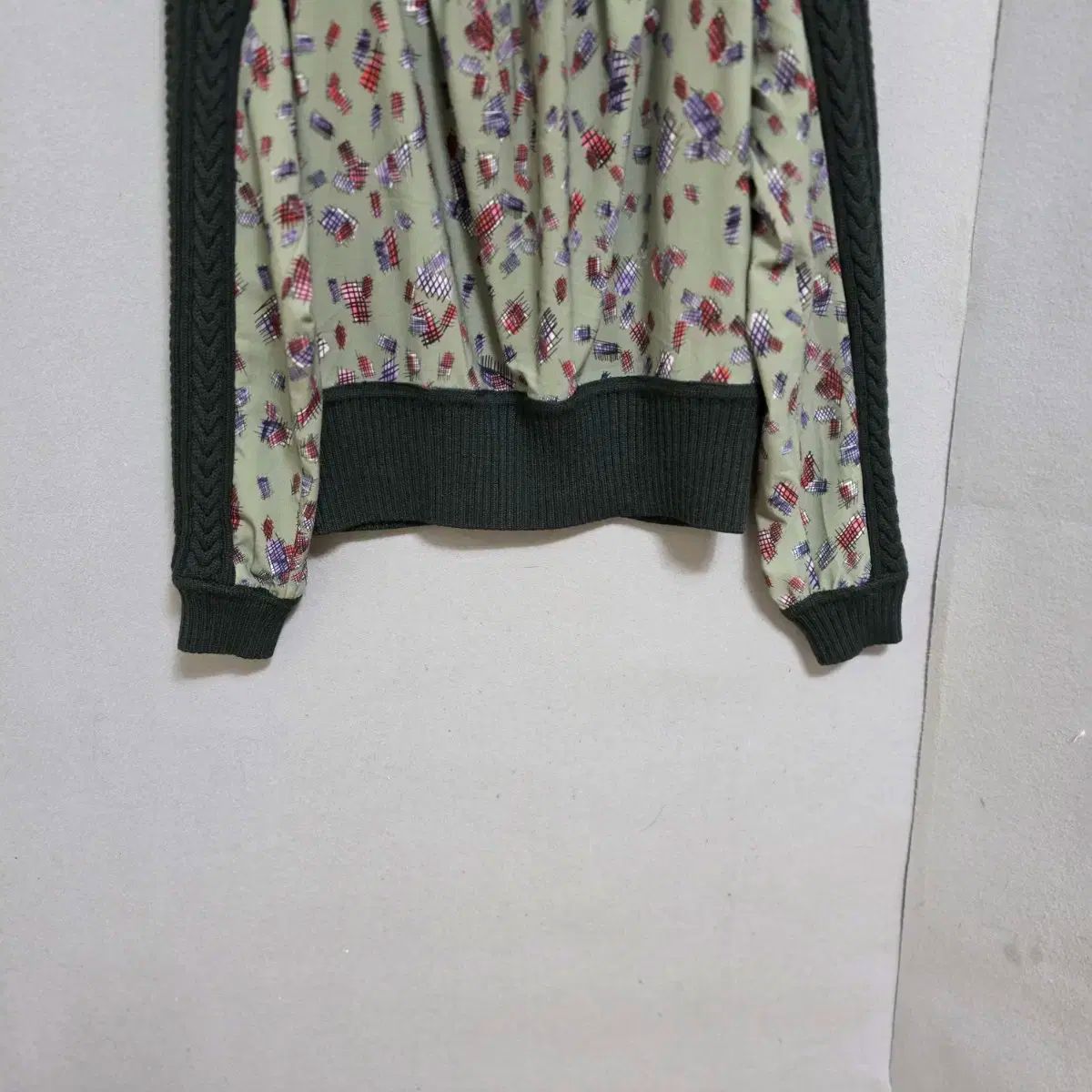 メリルン バイカラー ブラウス 40 n1252