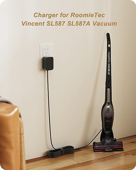 新品　ROOMIE TEC コードレス掃除機 充電器 交換充電 Roomie SL587A Tec コードレス掃除機ユーザーガイド