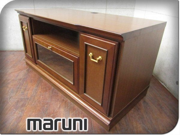 展示品maruni/マルニ高級地中海シリーズクラシックテレビボード/TVボード18万smm9028k