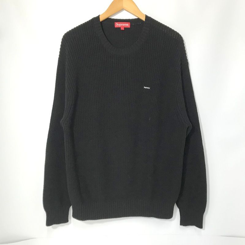 Supreme ニット セーター 綿 コットン 無地 ざっくり 古着