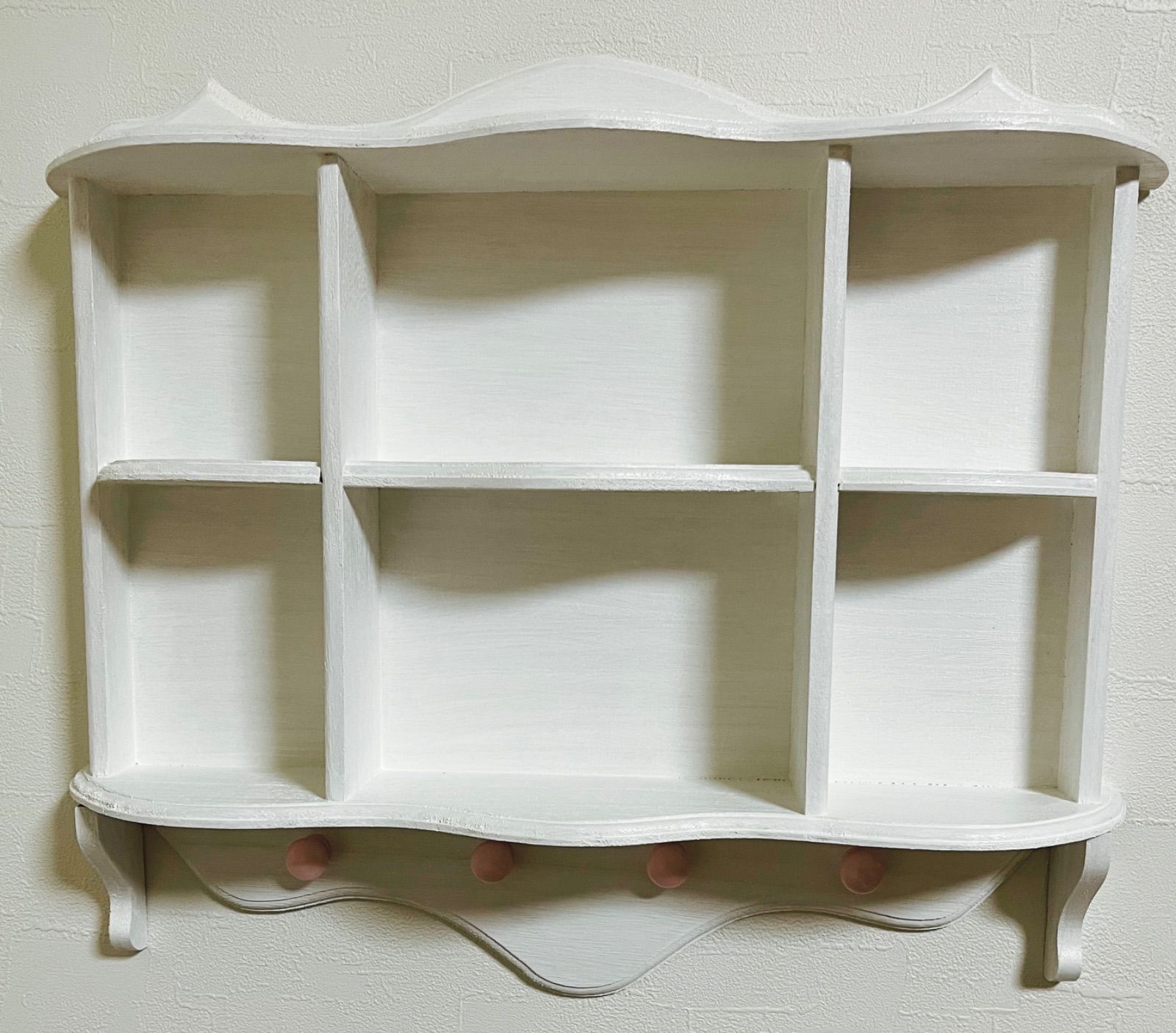 アンティーク シャビーシック 4段シェルフ オープンラック 高さ160cm