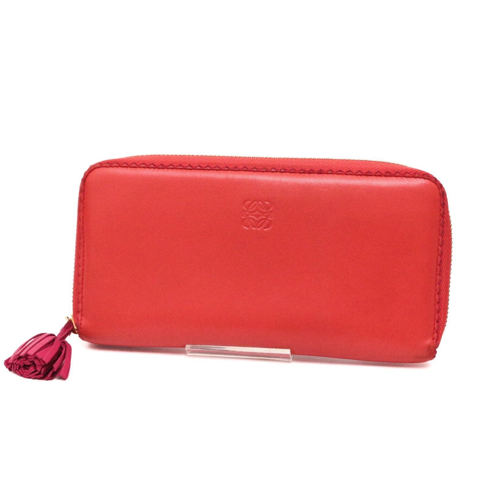 ロエベ 長財布 ロングウォレット long wallet ラウンドジップ ナッパ 