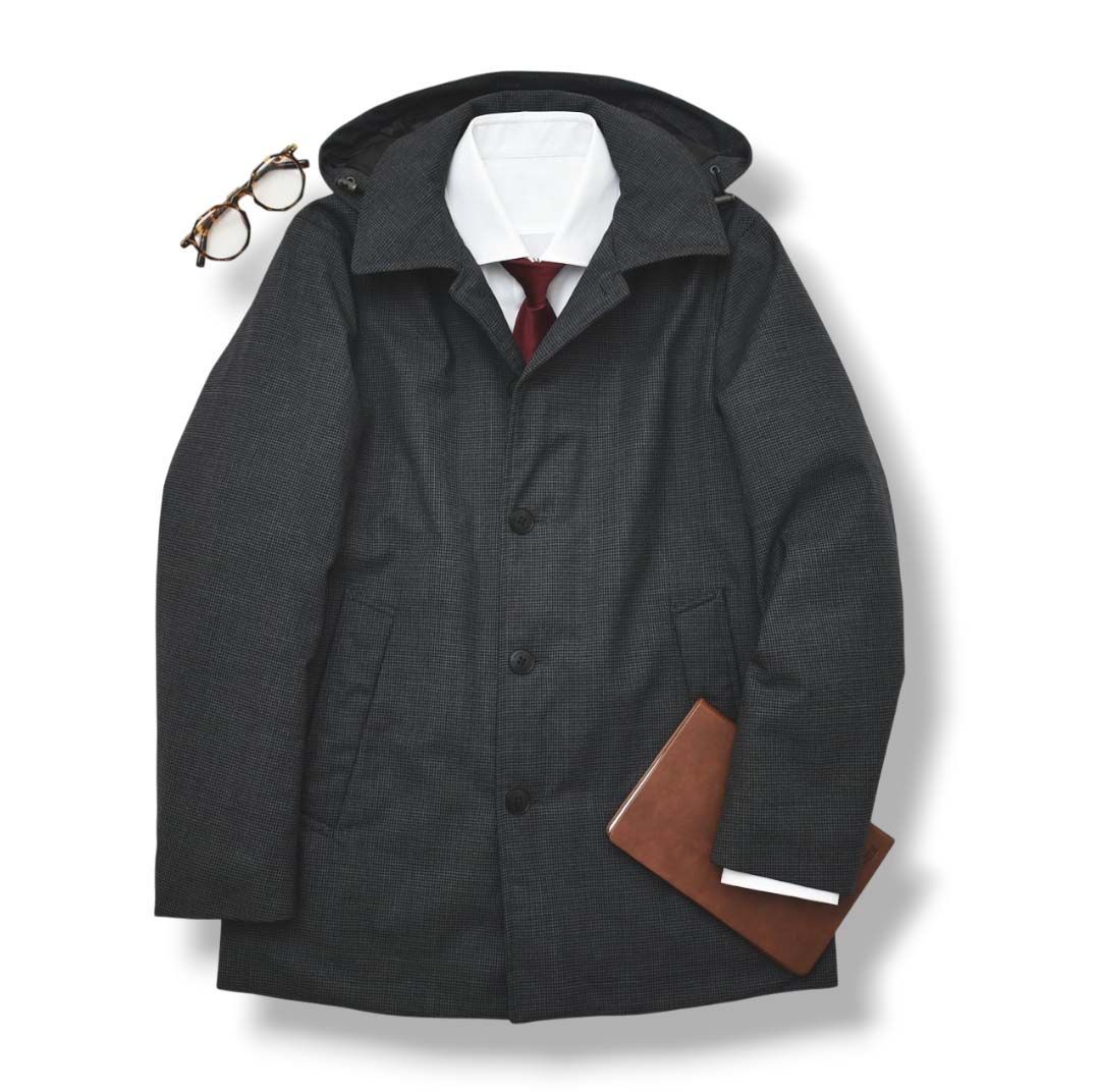 美品 グリーンレーベルリラクシング セットアップ グレンチェク 上L 下