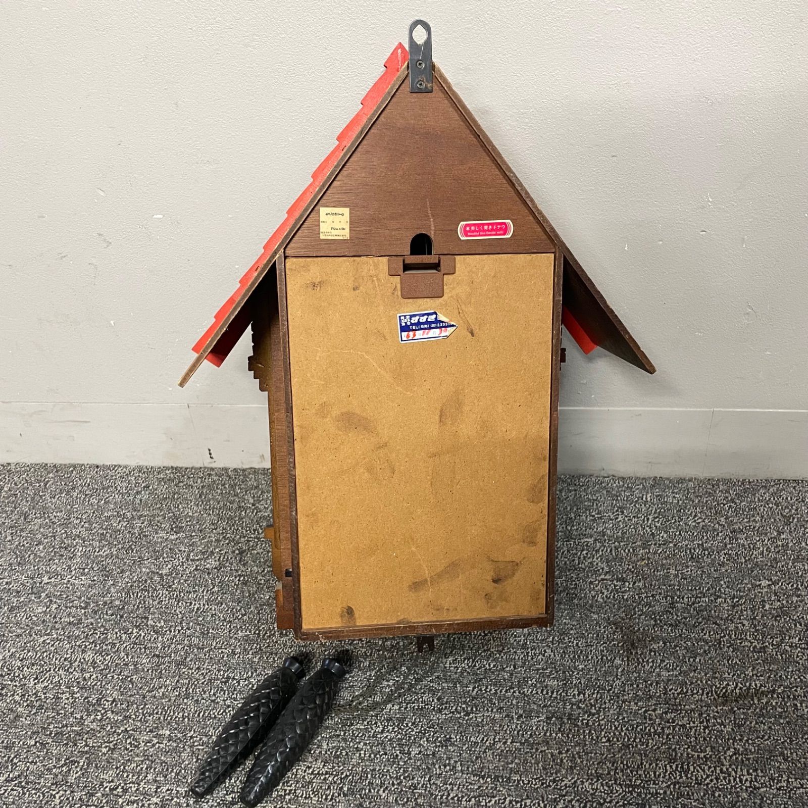 ♭ CITIZEN 鳩時計 レトロ 木製 掛け時計 カッコウ時計 鳩時計