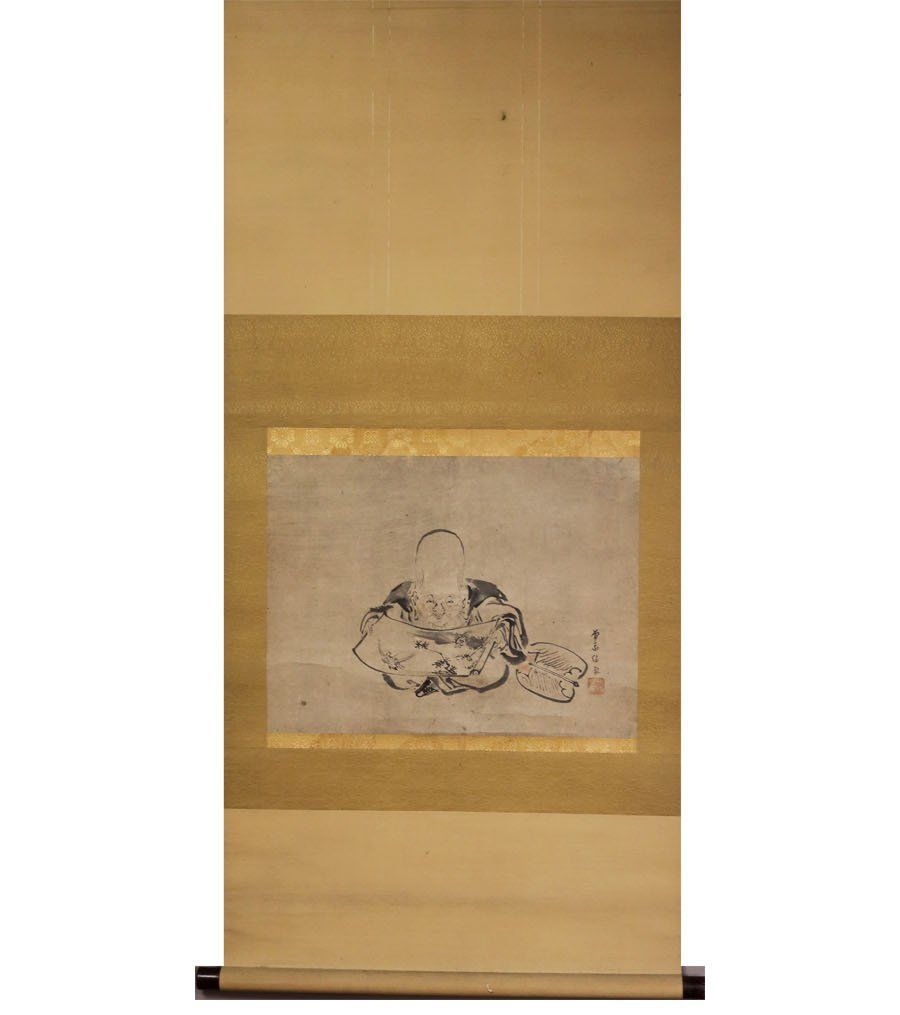 ◎掛け軸(老人？) 源・M》古画・掛軸 時代物 寿老人図/箱付・送料無料 - メルカリ