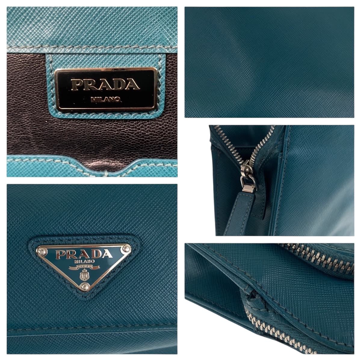 PRADA】PRADA プラダ ハンドバッグ レザー ガレリア 2WAY 鞄