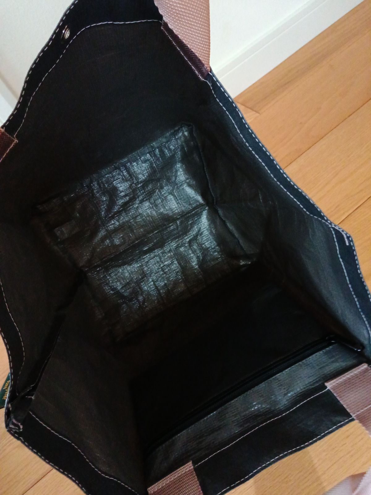 エルベシャプリエ Herve Chapelier 725PP マルシェバッグ舟型L 美品