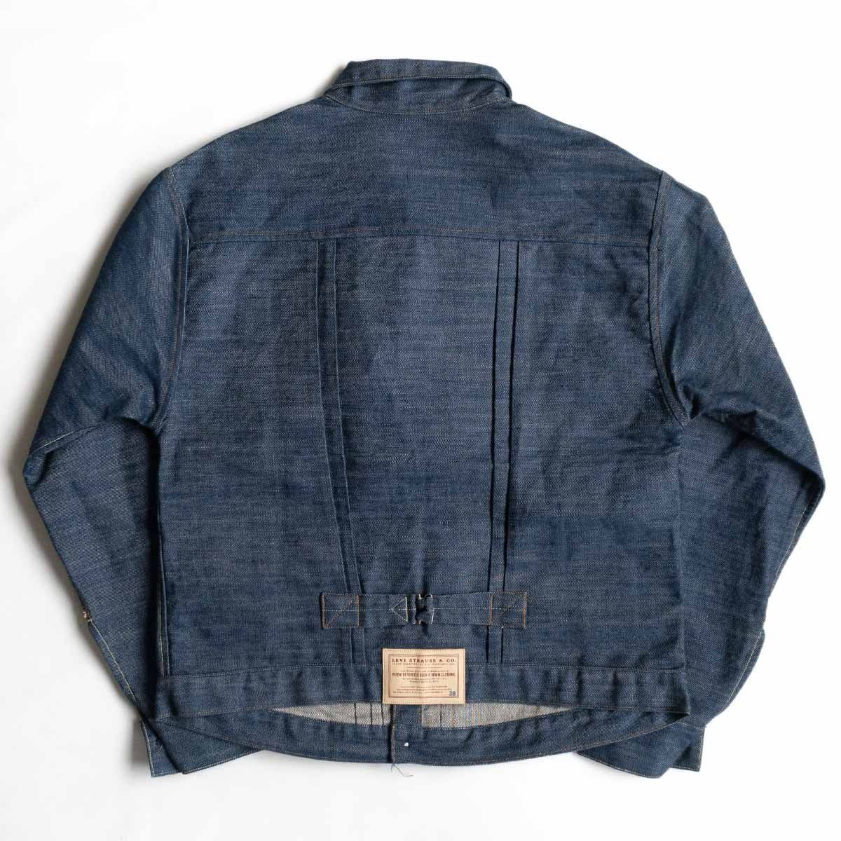 【未使用品/USA製】LEVI'S Vintage CLOTHING【1880 トリプルプリーツブラウス】38 デニムジャケット LVC リーバイス 2405036