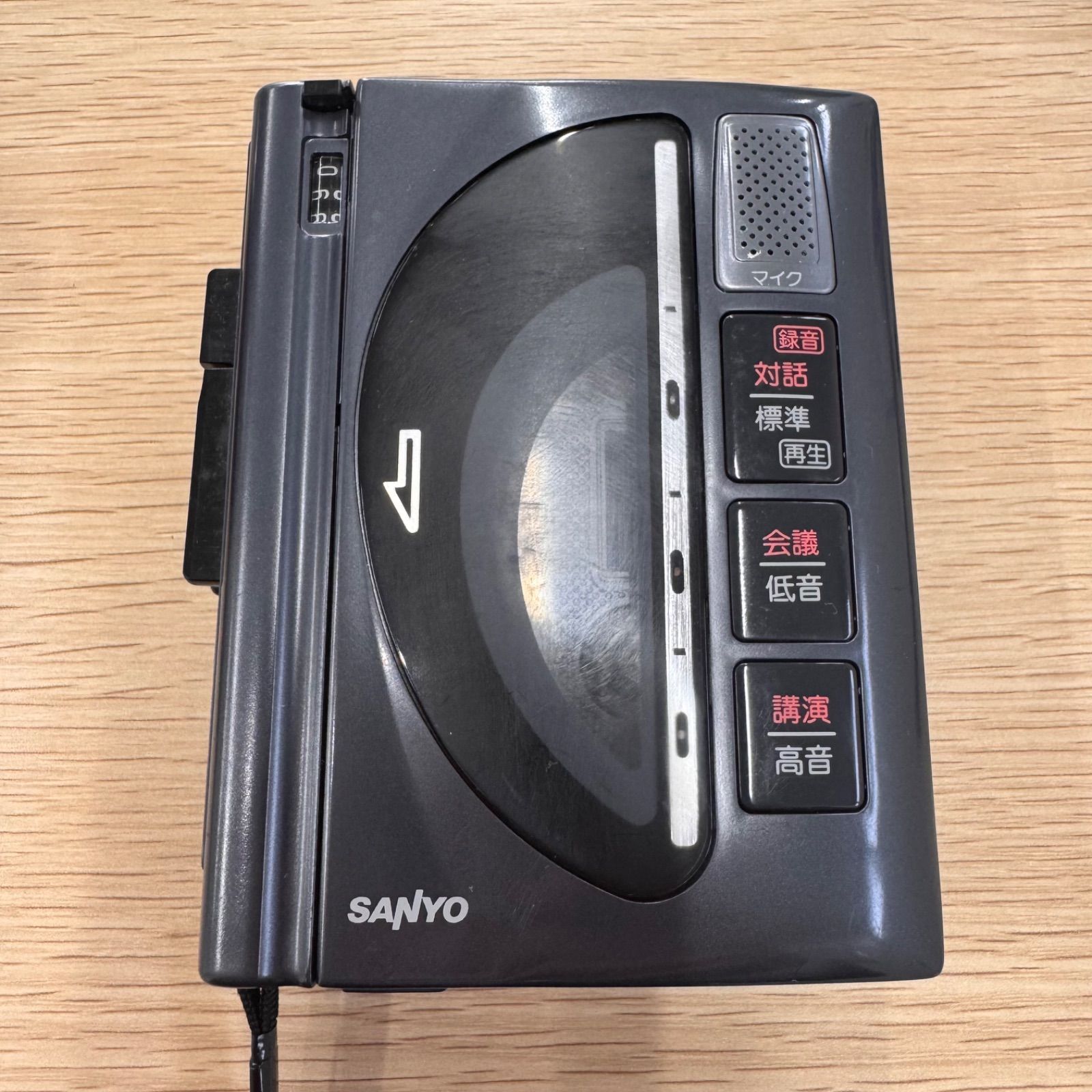 【未使用】SANYO　カセットレコーダー　MR-57(K) ジャンク・通電確認済】SANYO MR-57(K) カセットテープ