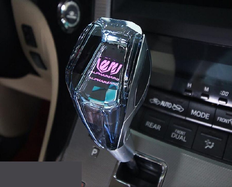 アルファード LED 7色点灯シフトノブ【中古品】 人気，品質保証 昇級版 ヴェルファイア 30系 20系 シフトノブ LED