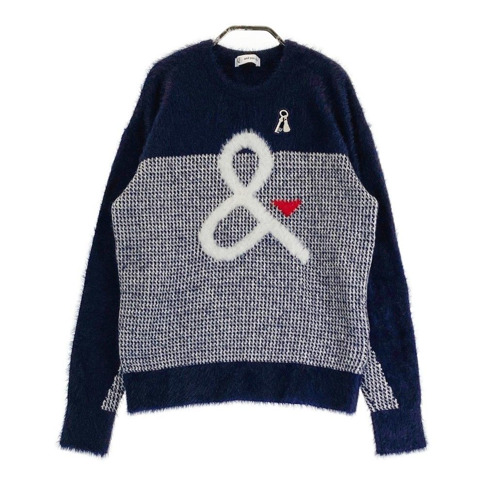 アンパスィ セーター Mサイズ ネイビー dショッピング |アンパスィ and