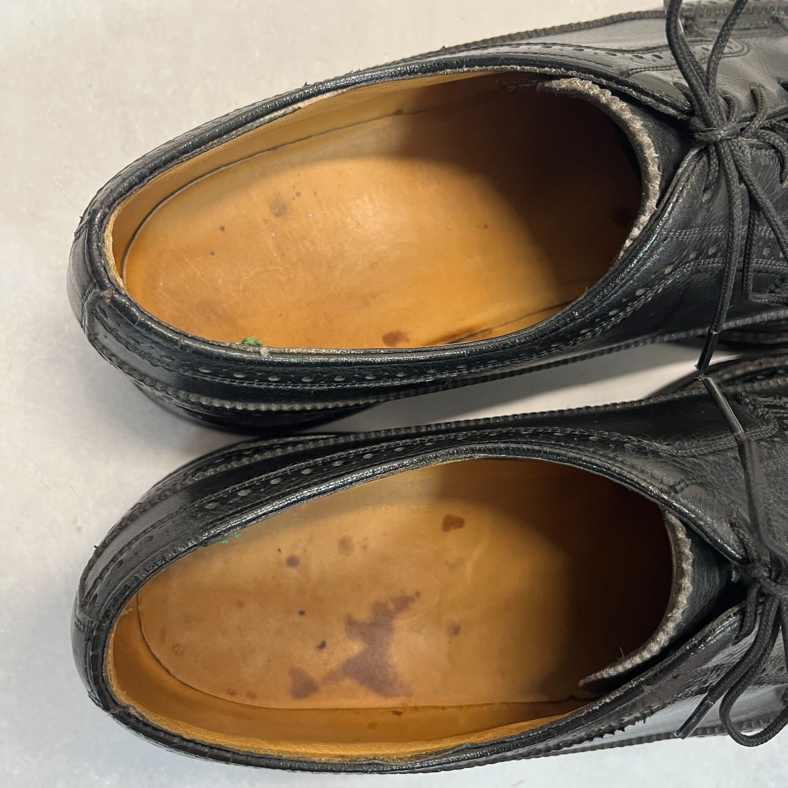 Florsheim 1982年製 Imperial 黒 ウイングチップ US9.5C Florsheim 1982年製 Imperial 黒 ウイングチップ US9.5C
