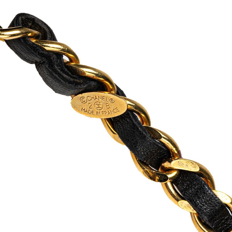 CHANEL シャネル ブラック エナメルレザー ゴールド金具 ココマーク CHANEL シャネル ブラック エナメルレザー ゴールド金具 ココ