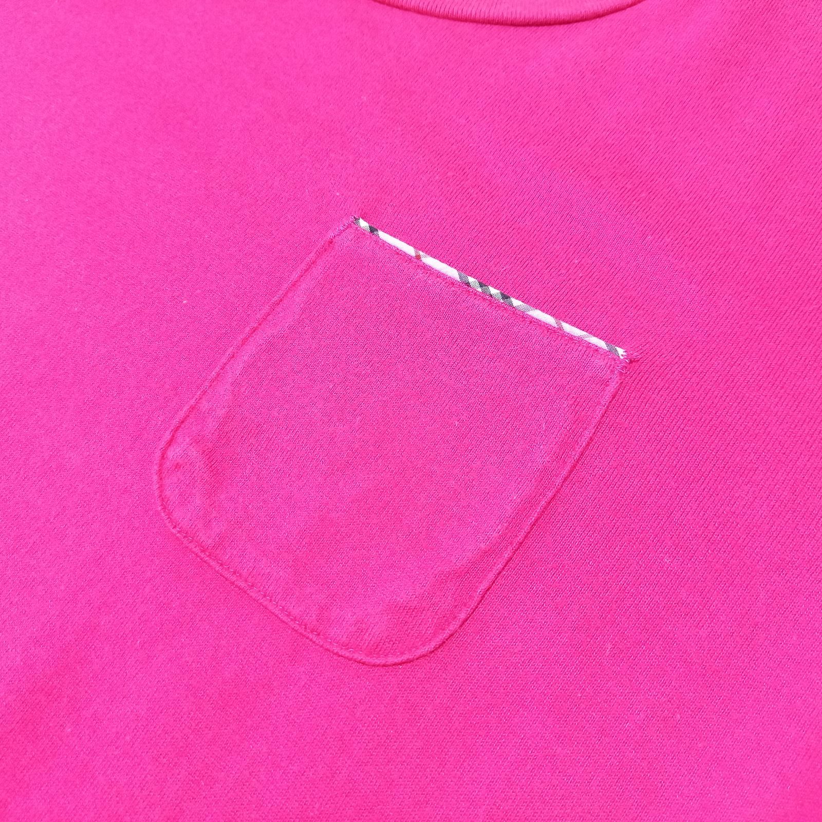 バーバリー ブルーレーベル 半袖 Tシャツ ノバチェック ピンク M