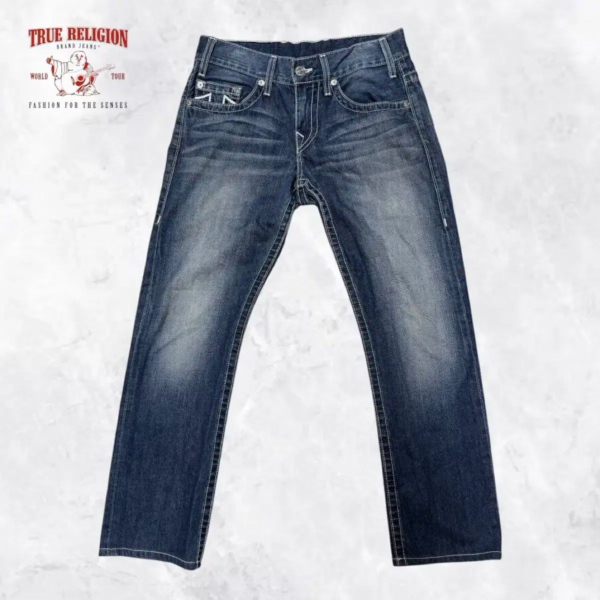 True Religion デニム　白ステッチ TRUE RELIGION 白ステッチ デニム メンズ