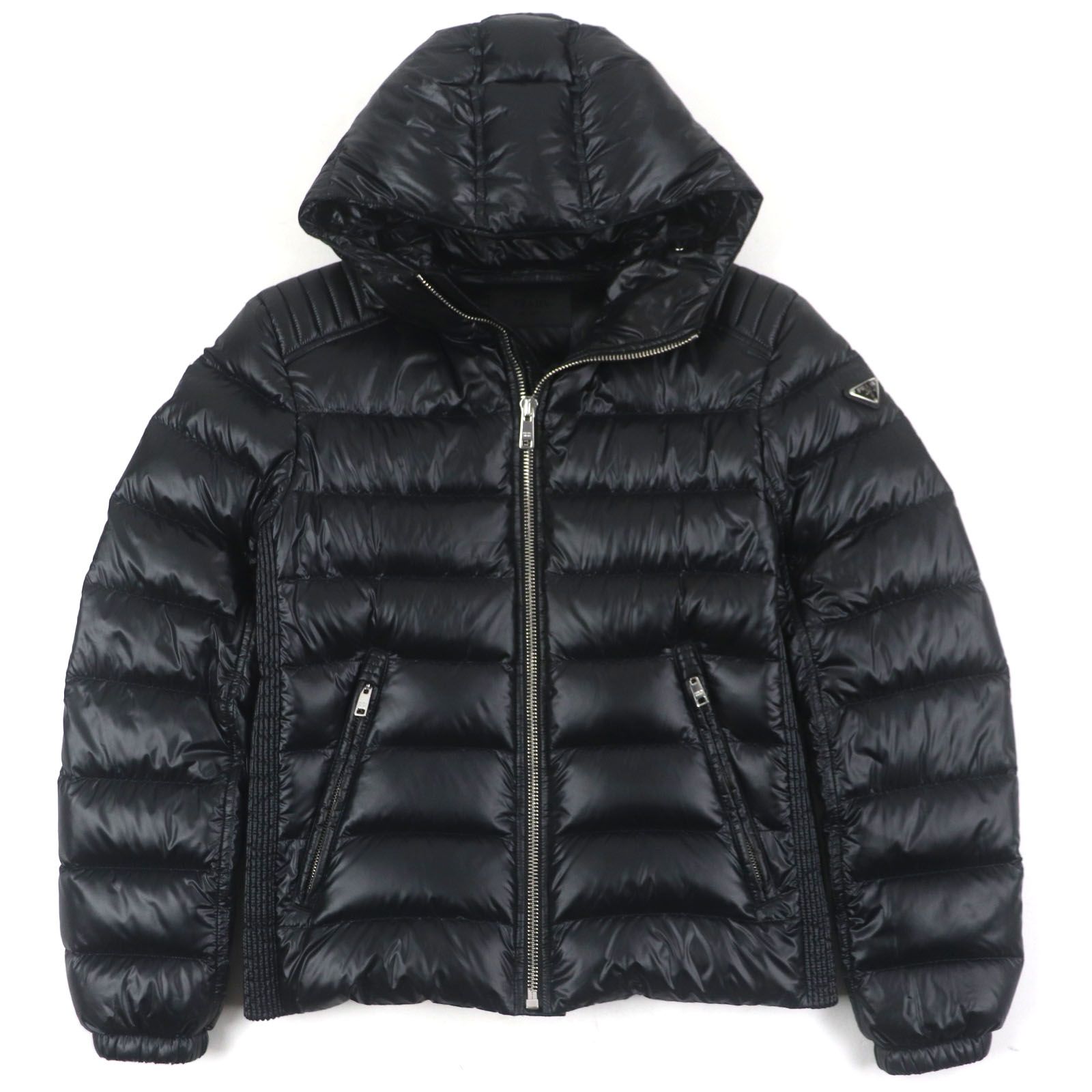極美品▽PRADA プラダ 2022年製 SGA654 トライアングルロゴ 三角
