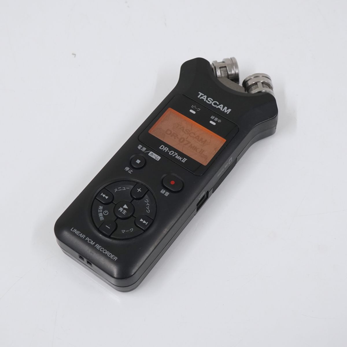 TASCAM タスカム DR-07MK II Ver2 品 リニアPCMレコーダー ハンディレコーダー ハイレゾ ASMR 音楽 バンド クラシック 動作品 V0723