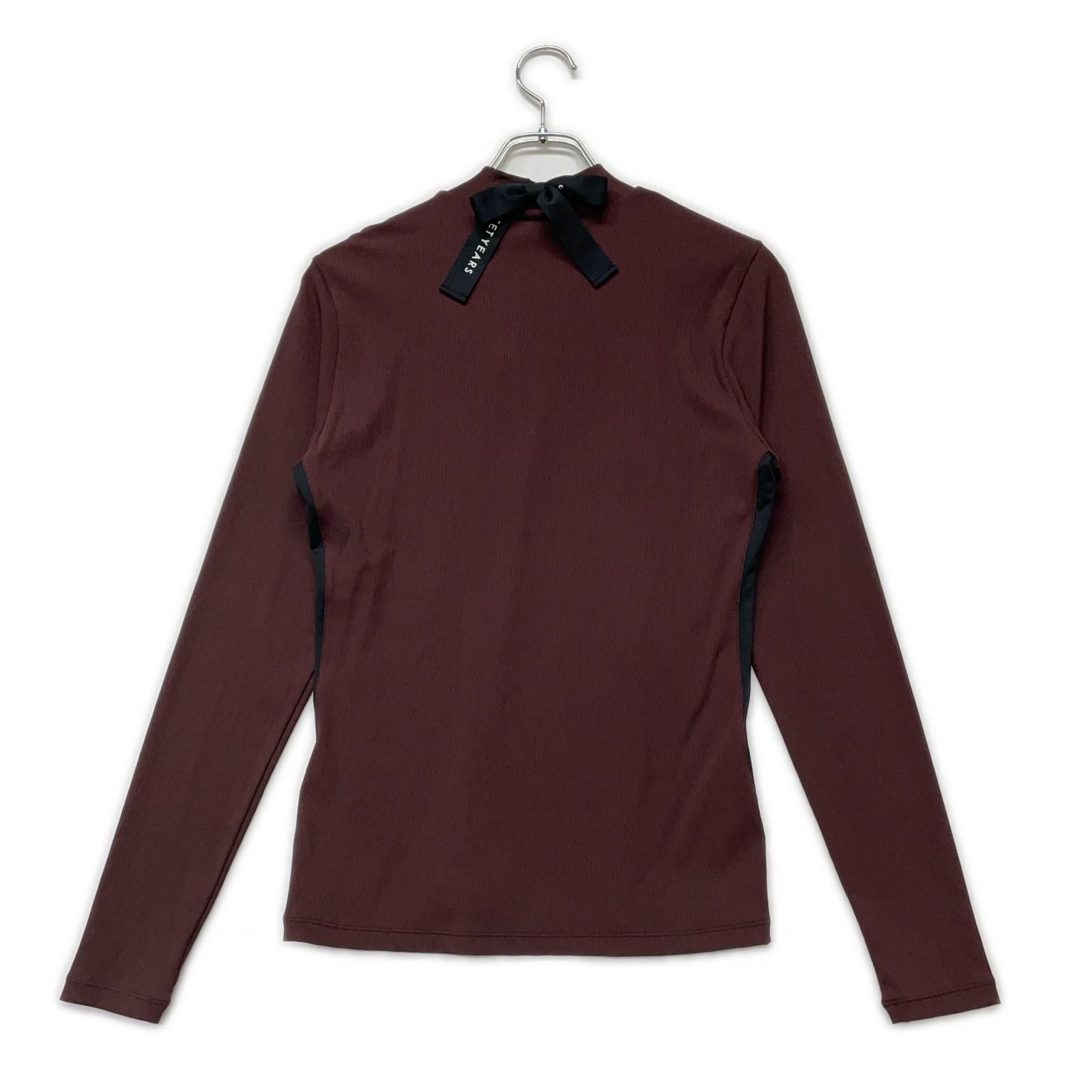 レディース エスワイサーティトゥバイスィートイヤーズ SY32 by SWEET YEARS 長袖シャツ L バーガンディ モックネック