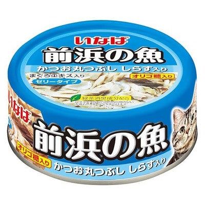 いなば 前浜の魚 かつお丸つぶし しらす入り 115g×48缶