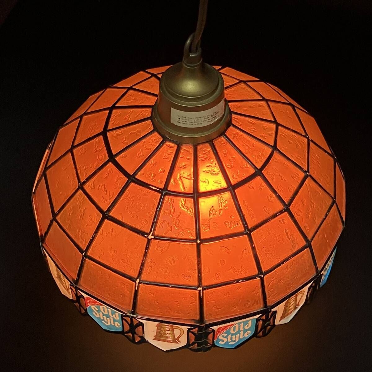 OLD STYLE BEER スタイル ビール ライト 照明 ランプ ビンテージ ランプ シェード ヴィンテージ インテリア アメリカ 雑貨 POP_25C