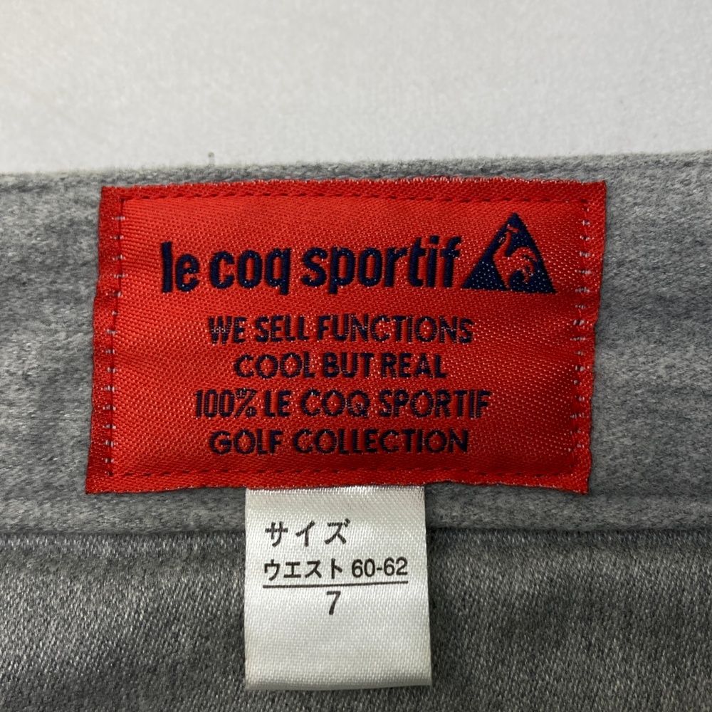 サイズ：7 LE COQ GOLF ルコックゴルフ ストレッチパンツ グレー