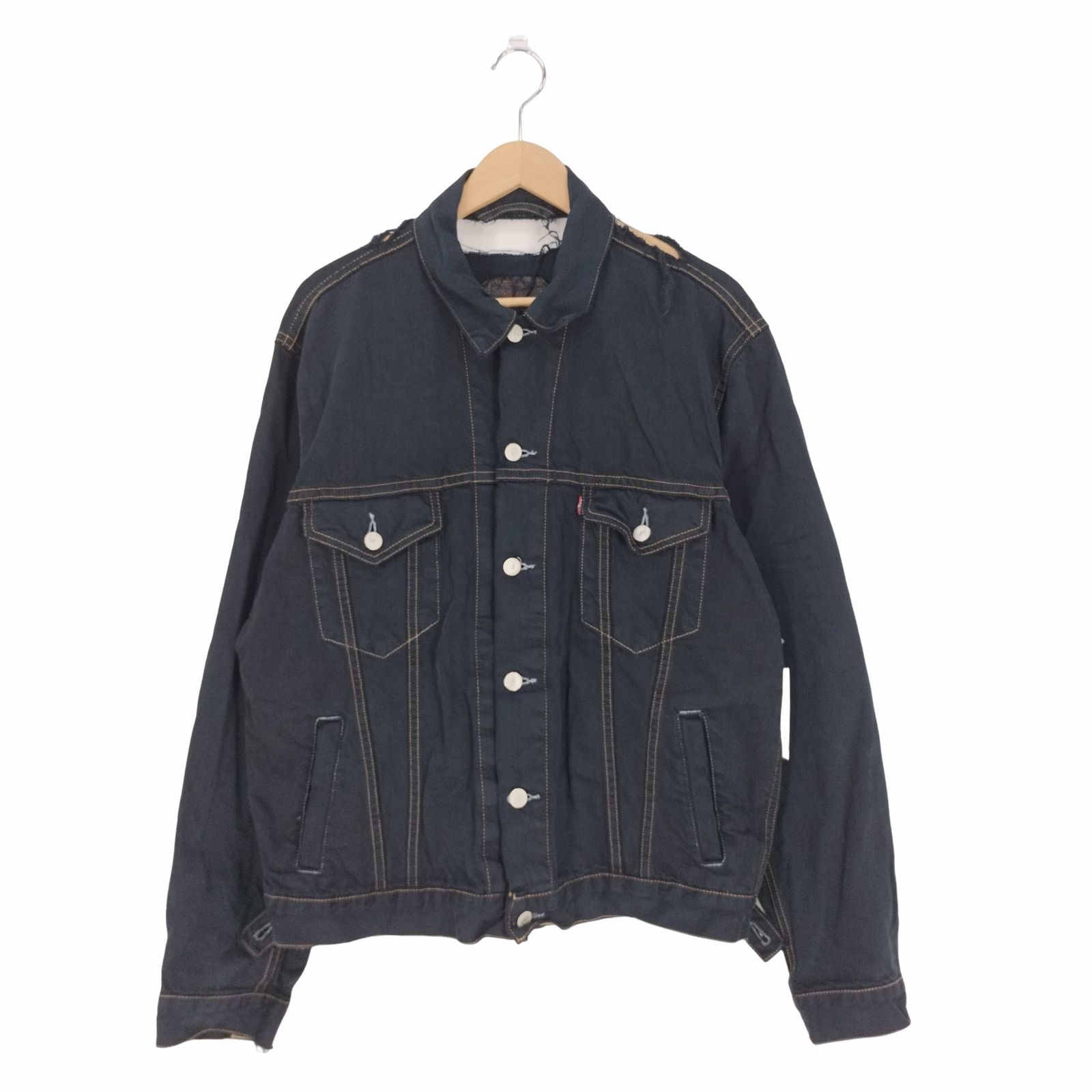 Levi's 72510 ブラックデニムジャケット XL Gジャン LEVI'S 72510 XL ブラックデニムジャケット