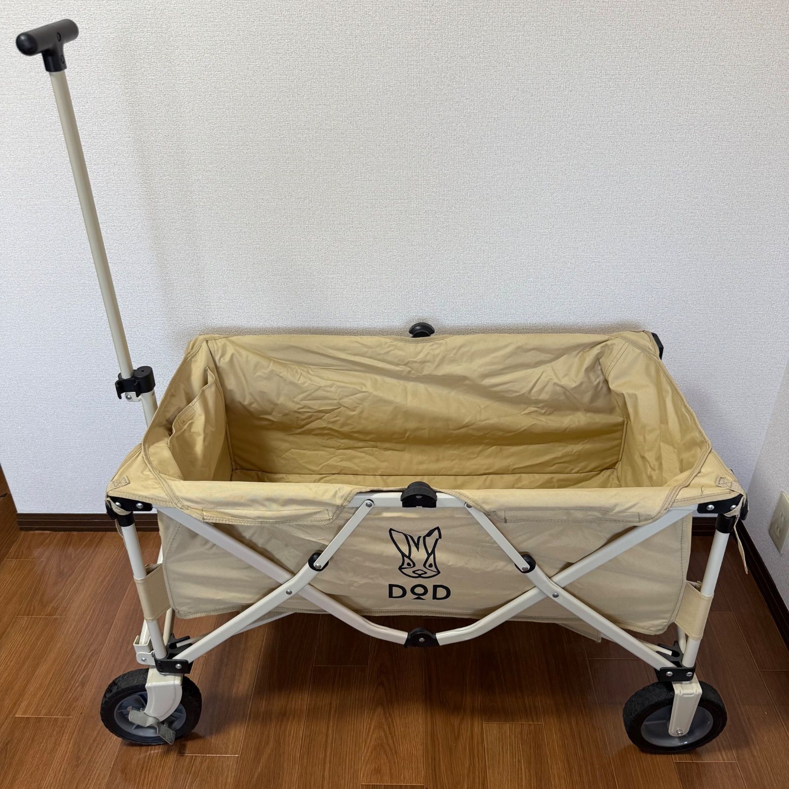 DOD 折りたたみキャリーワゴン ベージュ - メルカリ