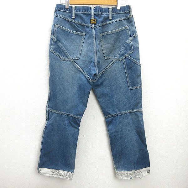 Q□マッドヘクティク/HEECTIC 3D立体裁断デニムパンツ【メンズM