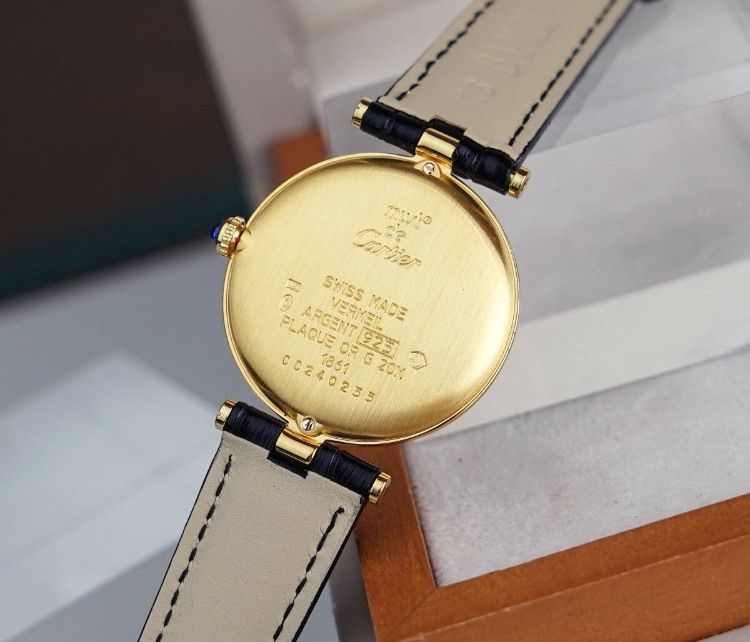 美品 カルティエ マスト ヴァンドーム ゴールドアラビア LM Cartier ...