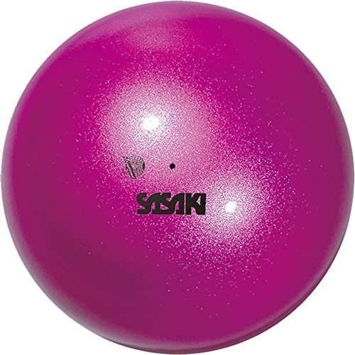 RS(ラズベリー) ササキ(SASAKI) 新体操 手具 ボール 国際体操連盟認定品 日本体操協会検定品 メタリックボール 直径18.5cm M-207M-F RS(ラズベリー)