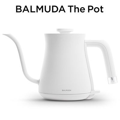 未開封】BALMUDA 電気ケトル The Pot ホワイト K02A-WH