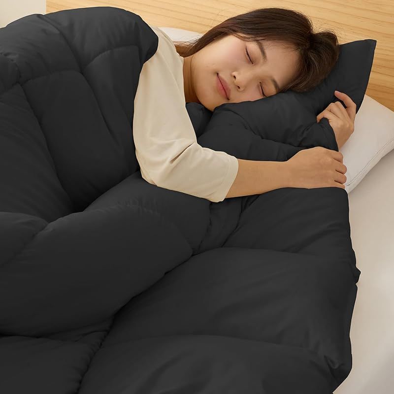 Softime 掛け布団 人工羽毛布団 ダブル ダックダウン90%相当 【宇宙服