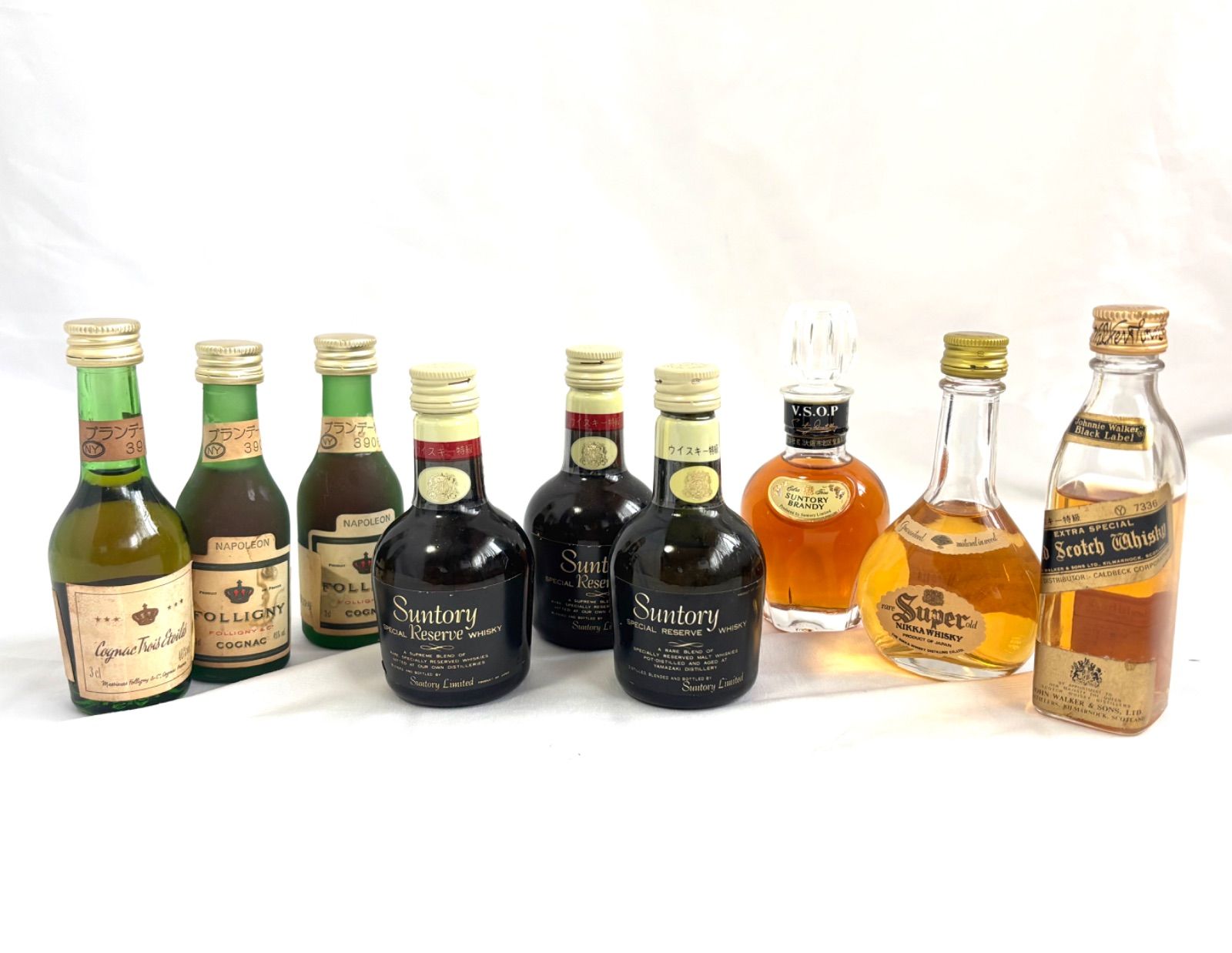 未開栓 ミニボトル SUNTORY ブランデー ウイスキー ニッカ 他