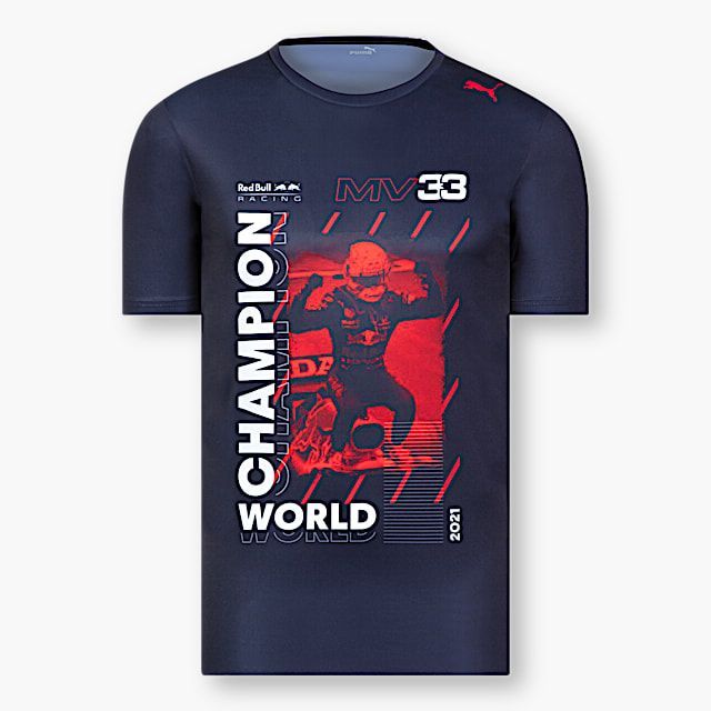 マックス・フェルスタッペン ワールドチャンピオン Tシャツ レッドブル 