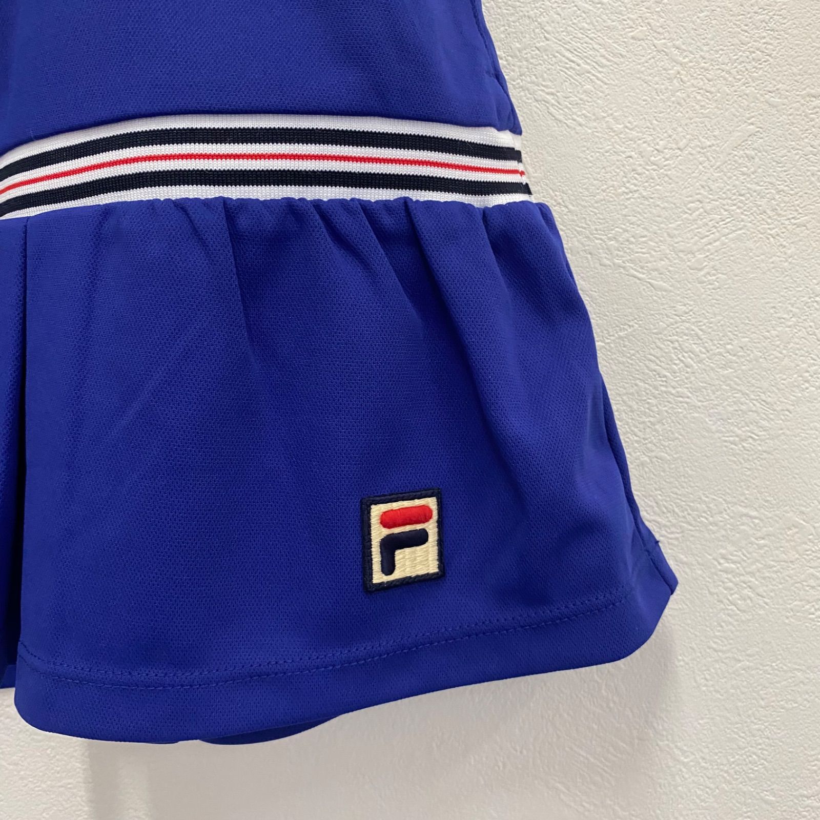 FILA スコート　Mサイズ ブルー 新品・未使用＞FILA/ フィラ レディース スコート ブルー M