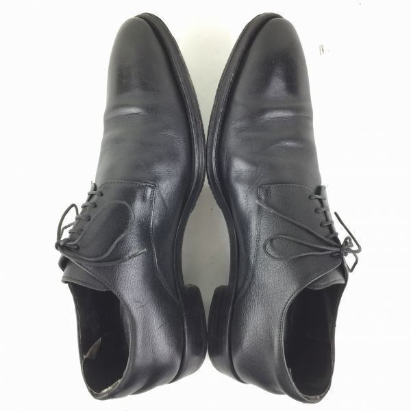 エルメネジルドゼニア　ビジネスシューズ　レザー　ブラック　イタリア製 Zegna エルメネジルドゼニア【size8D/26.0〈黒/BLACK】オールレザー