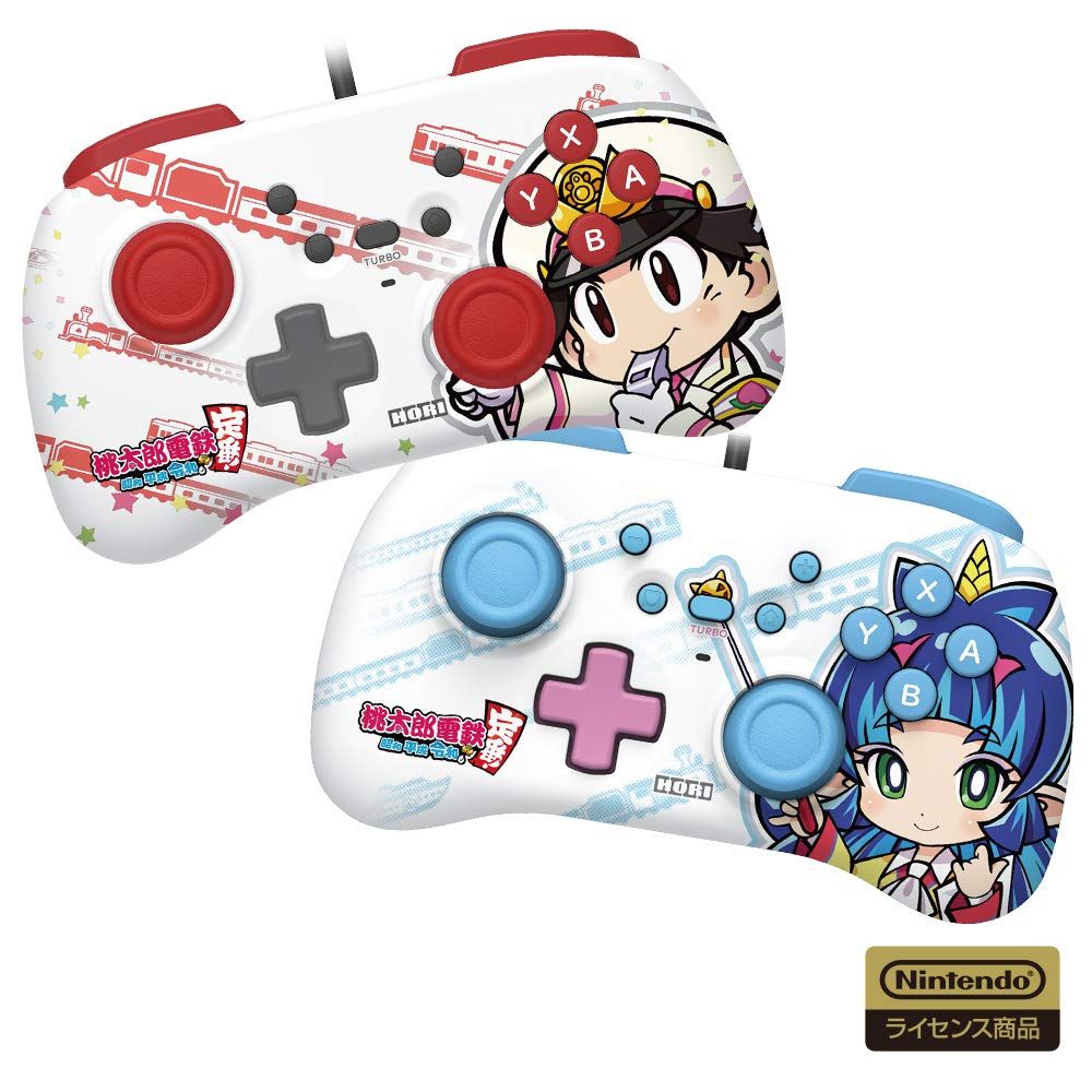 【任天堂ライセンス商品】ホリパッドミニ for Nintendo Switch【Nintendo Switch対応】桃太郎・夜叉姫セット [桃太郎電鉄セット] [2個セット]