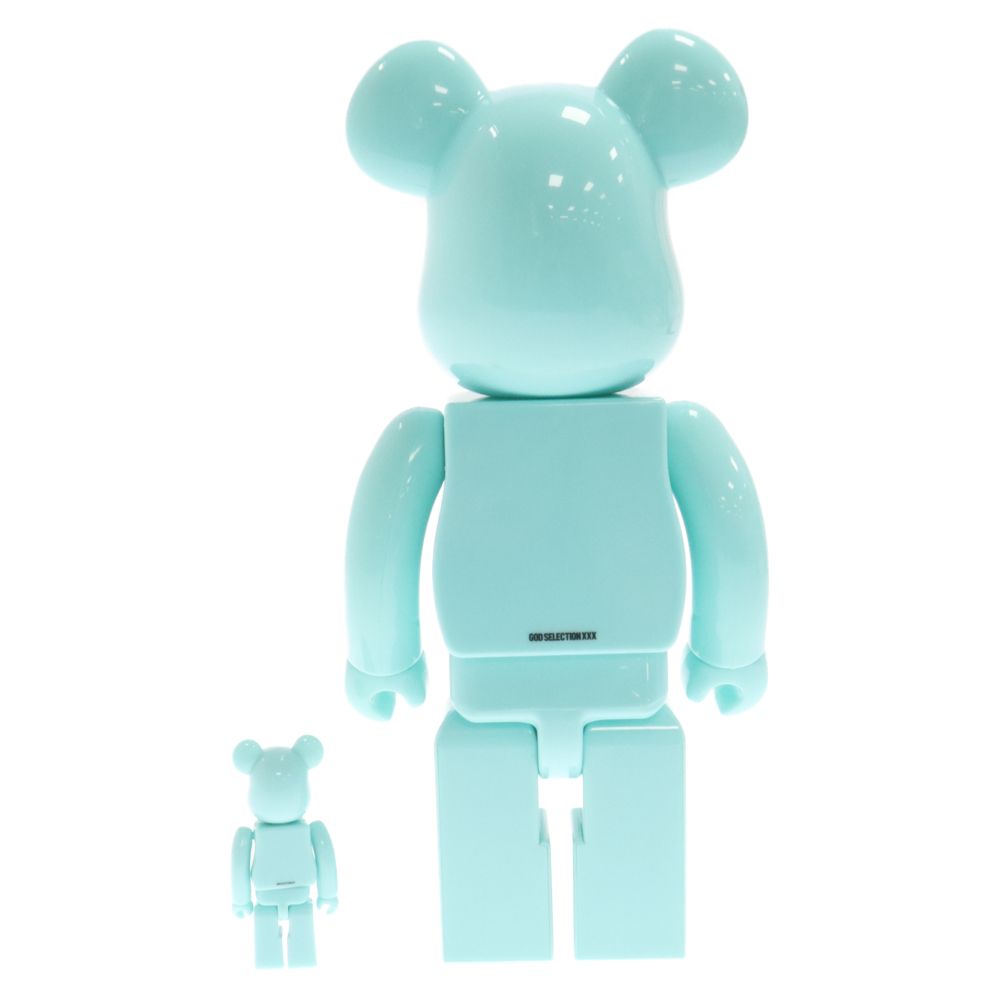 MEDICOM TOY - MEDICOM TOY メディコムトイ BE@RBRICK×GOD SELECTION XXX 10th Anniversary 100% & 400% Set ベアブリック ゴッドセレクション フィギュア 人形 ブルー MEDICOM TOY (メディコムトイ) BE@RBRICK×GOD SELECTION XXX