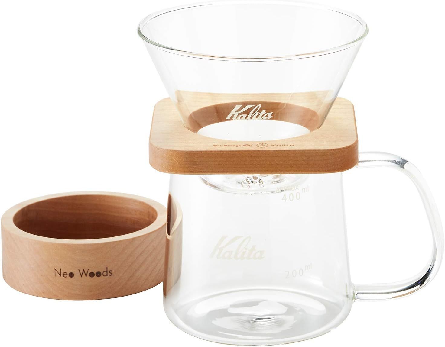 Kalita カリタ コーヒードリッパー 角型セット 2~4人用 WDG-185 44315