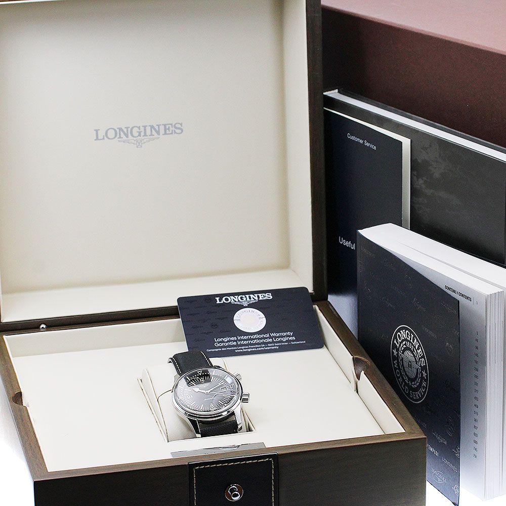 ロンジン LONGINES L3.774.4.500 レジェンドダイバー デイト 自動巻き メンズ 箱 保証書付き_910740