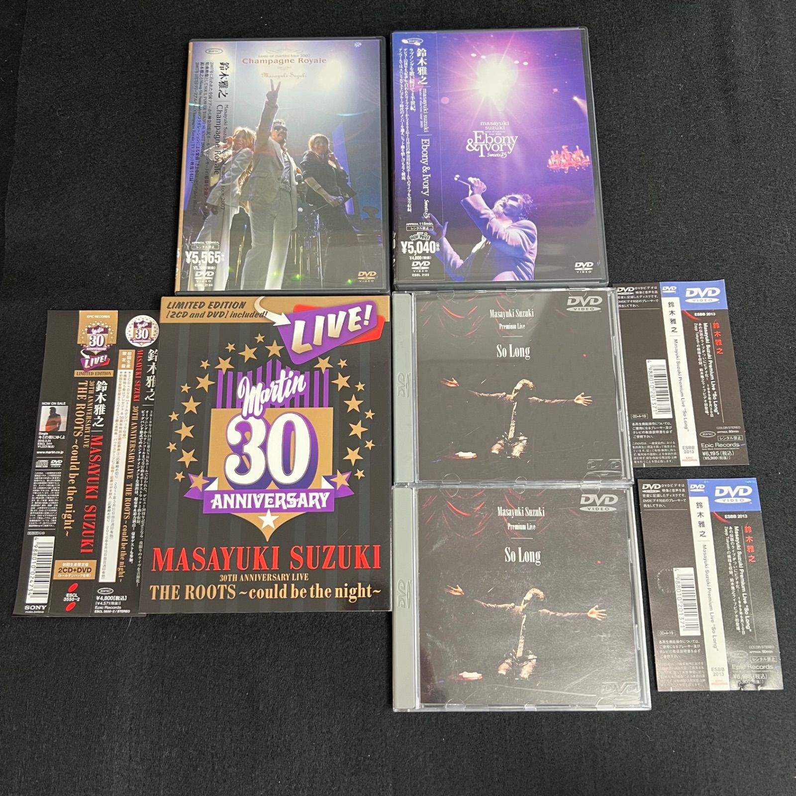 F296 【帯付き】 鈴木雅之 Live DVD ライブ 30anniversary