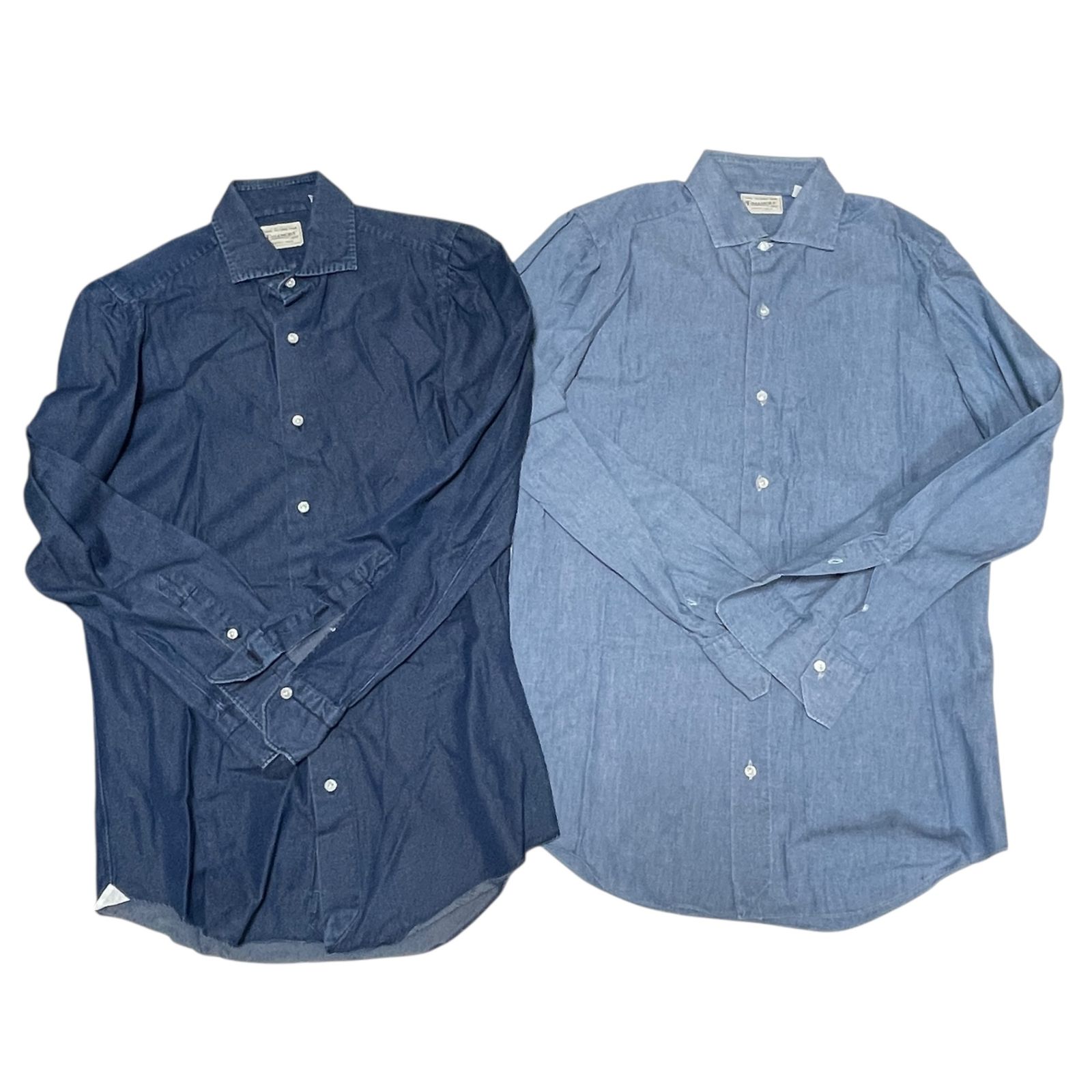 Finamore フィナモレ コットンシャツ 製品洗い ネイビー メンズ M 楽天市場】Finamore（カラーネイビー）（メンズファッション）の通販