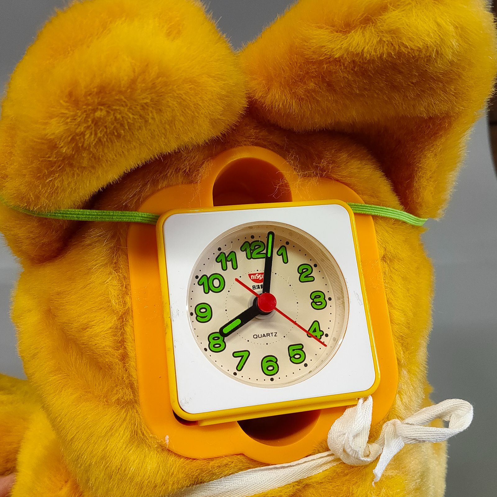 日清どん兵衛菊池桃子のきつねぬいぐるみ 時計付き 懸賞 非売品 日清 どん兵衛 目覚まし時計 ぬいぐるみ/おきろ兵衛