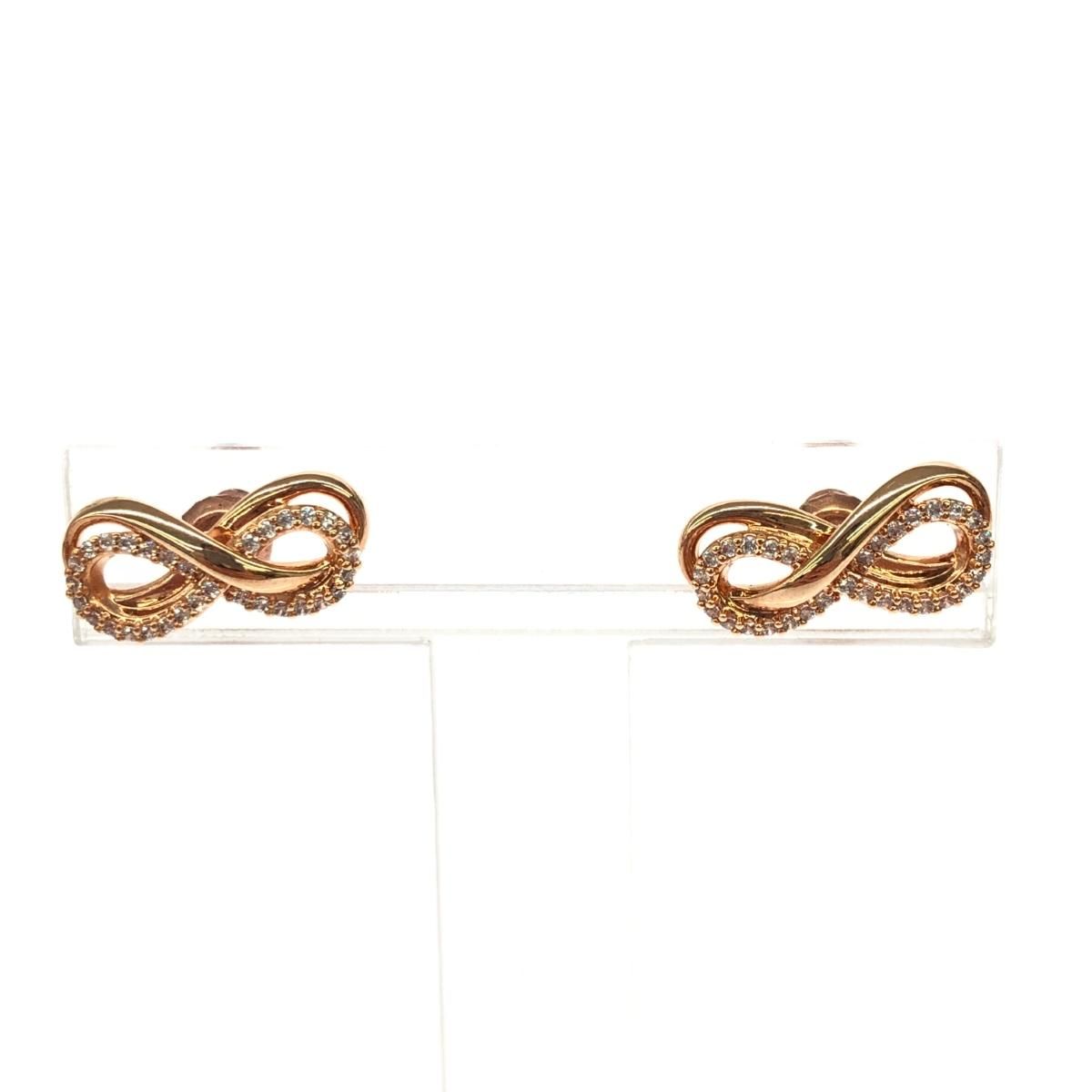 SWAROVSKI スワロフスキー インフィニティピアス ローズゴールド 完売品 新品同様 SWAROVSKI スワロフスキー ピアス 5684085 ローズゴールド