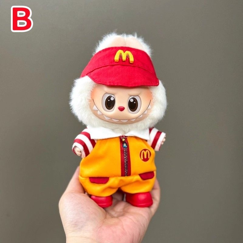 ぬいぐるみ服 labubu ラブブ スターバックス 15cm~17cm 第1/2/3世代