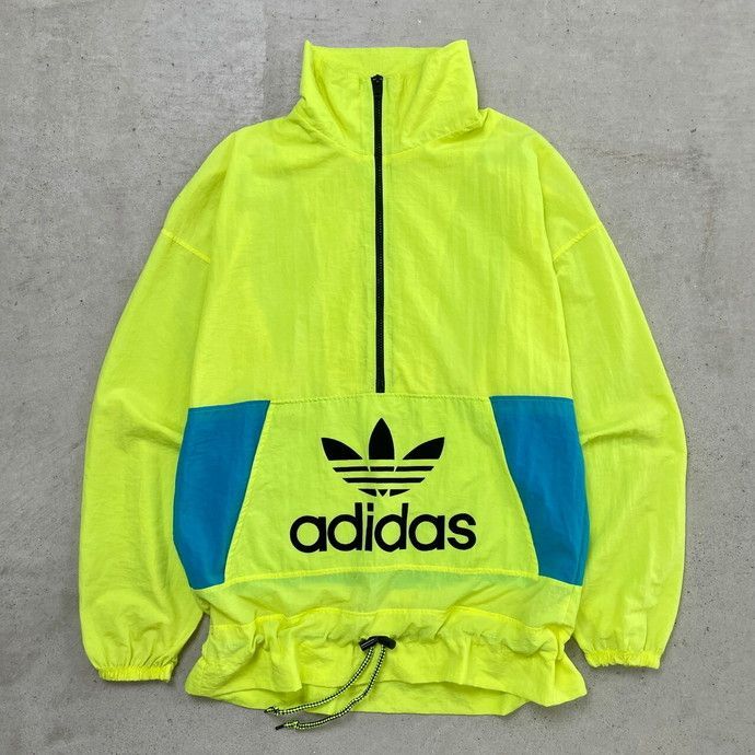 80年代 adidas アディダス トレフォイルロゴ ナイロンジャケット