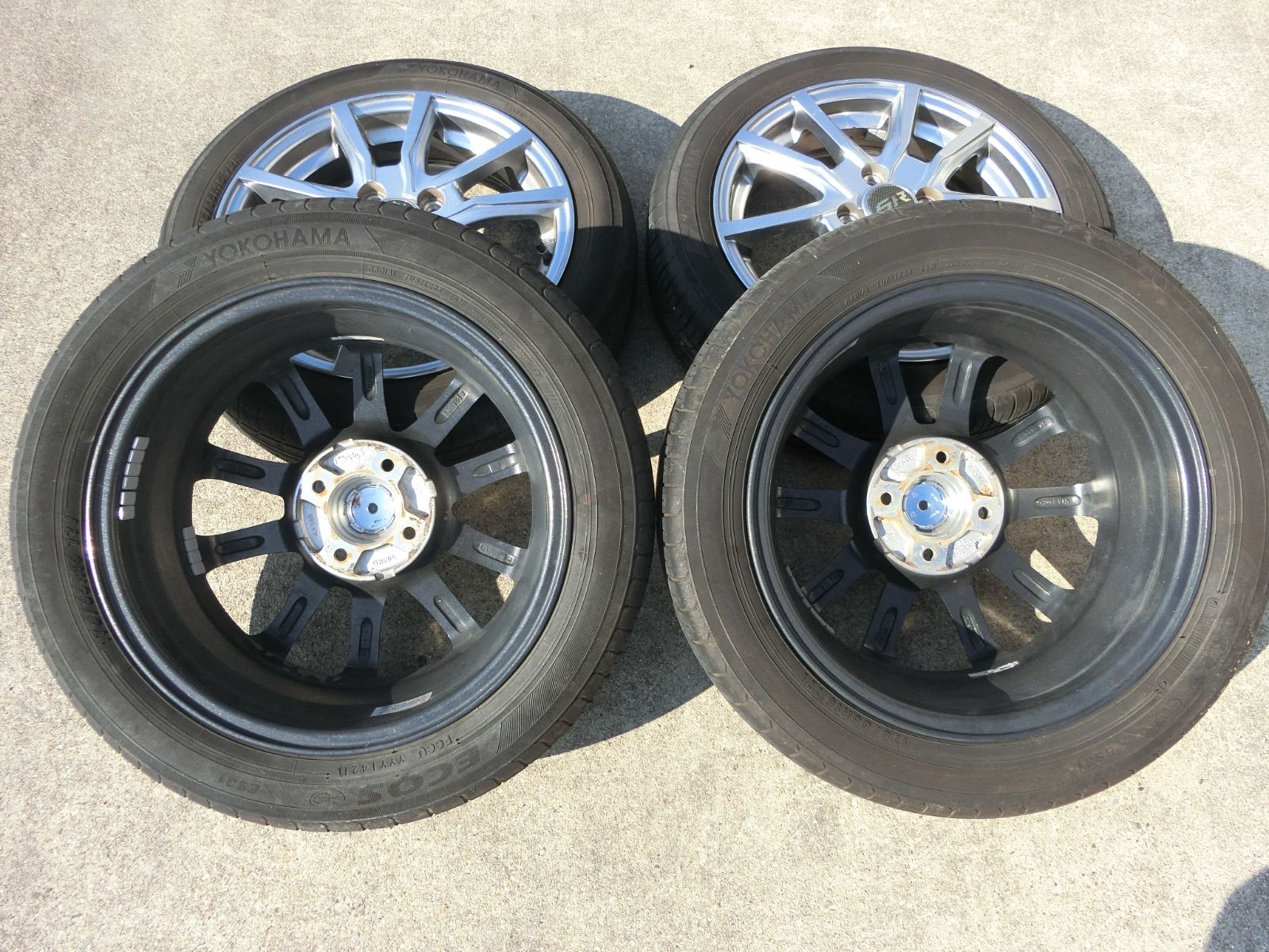 送料無料 三菱 I アイ 145/65R15 175/55R15 15インチアルミ